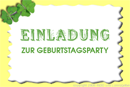 Geburtstag